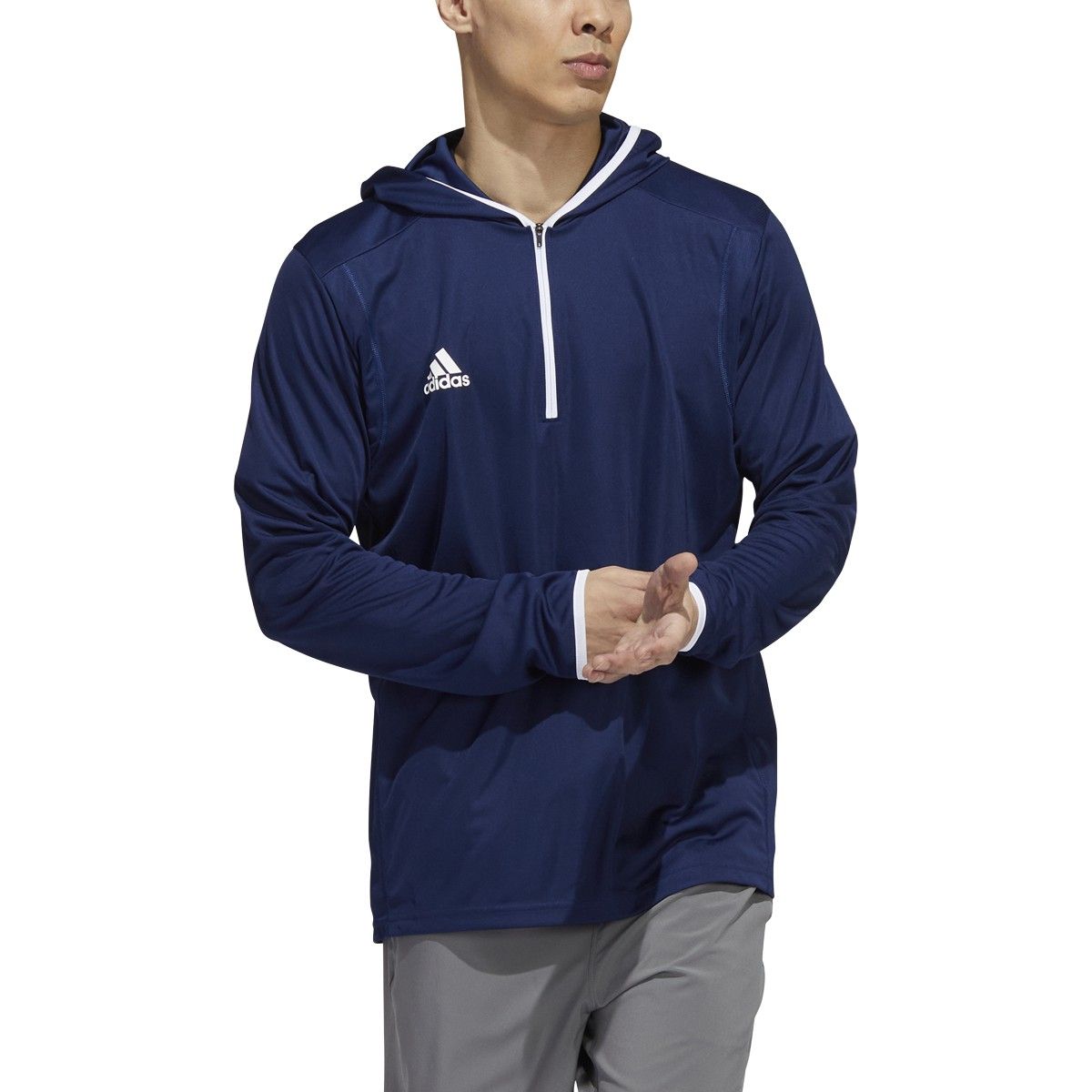 adidas hooded tee