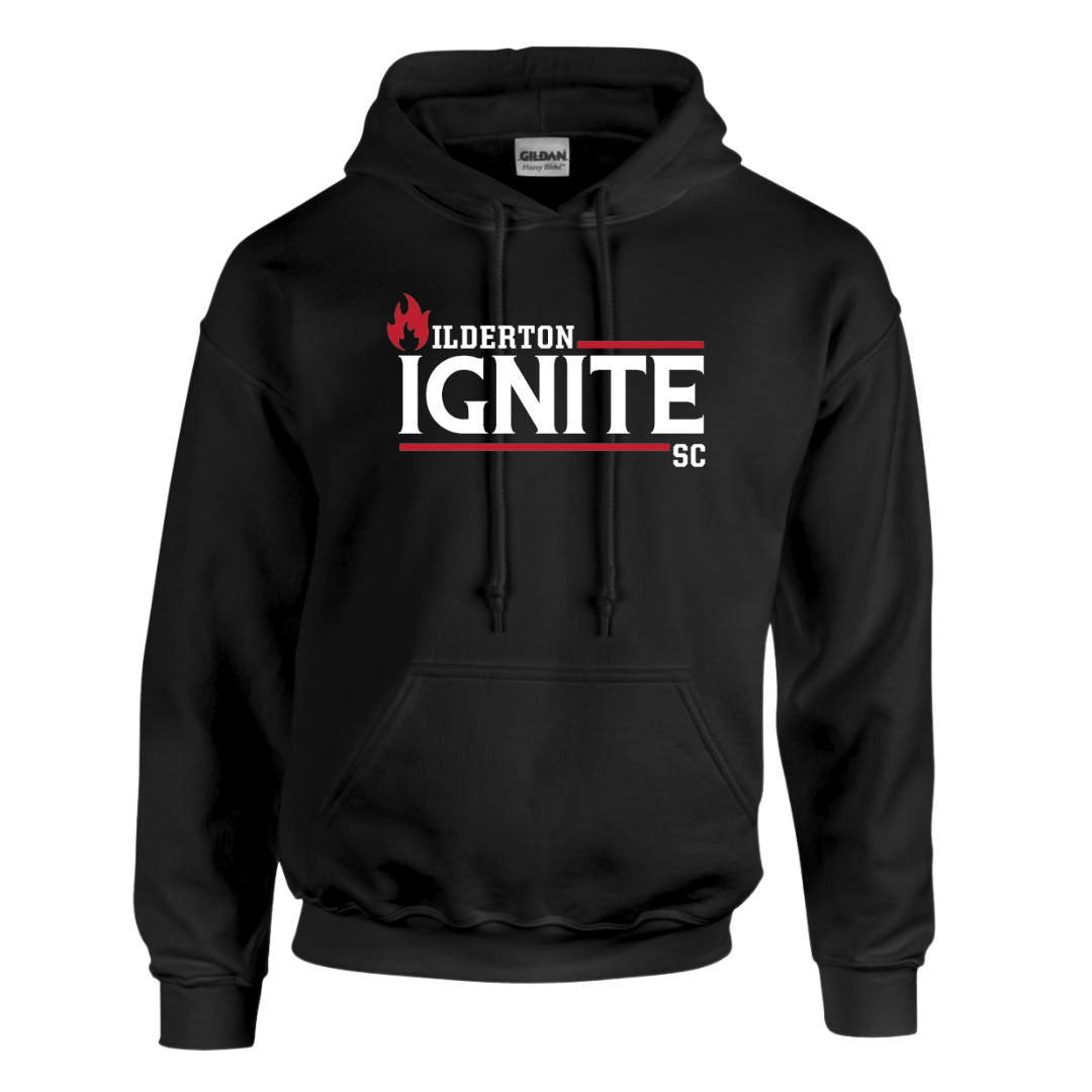 Cotton Fleece Hoodie - Text Logo