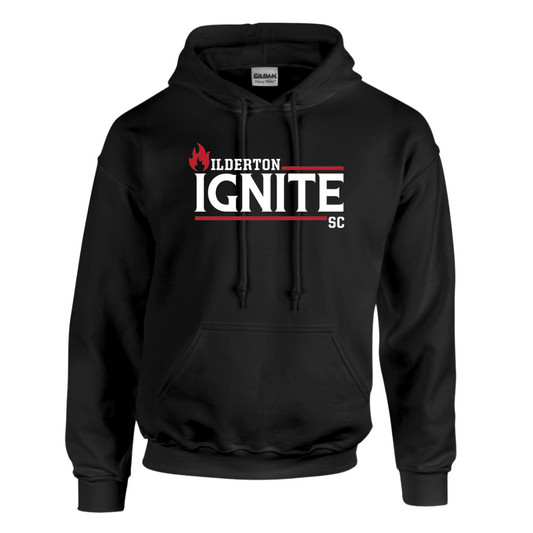 Cotton Fleece Hoodie - Text Logo