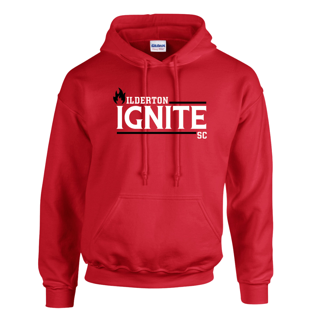 Cotton Fleece Hoodie - Text Logo