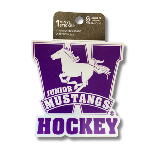 Jr Mustangs Hockey Sticker