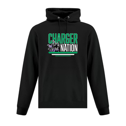 Cotton Hoodie - Charger Nation - Youth