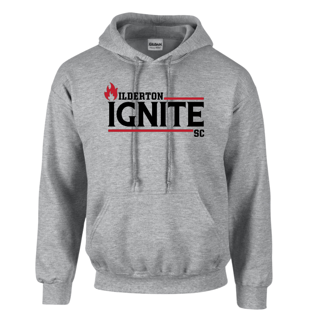 Cotton Fleece Hoodie - Text Logo