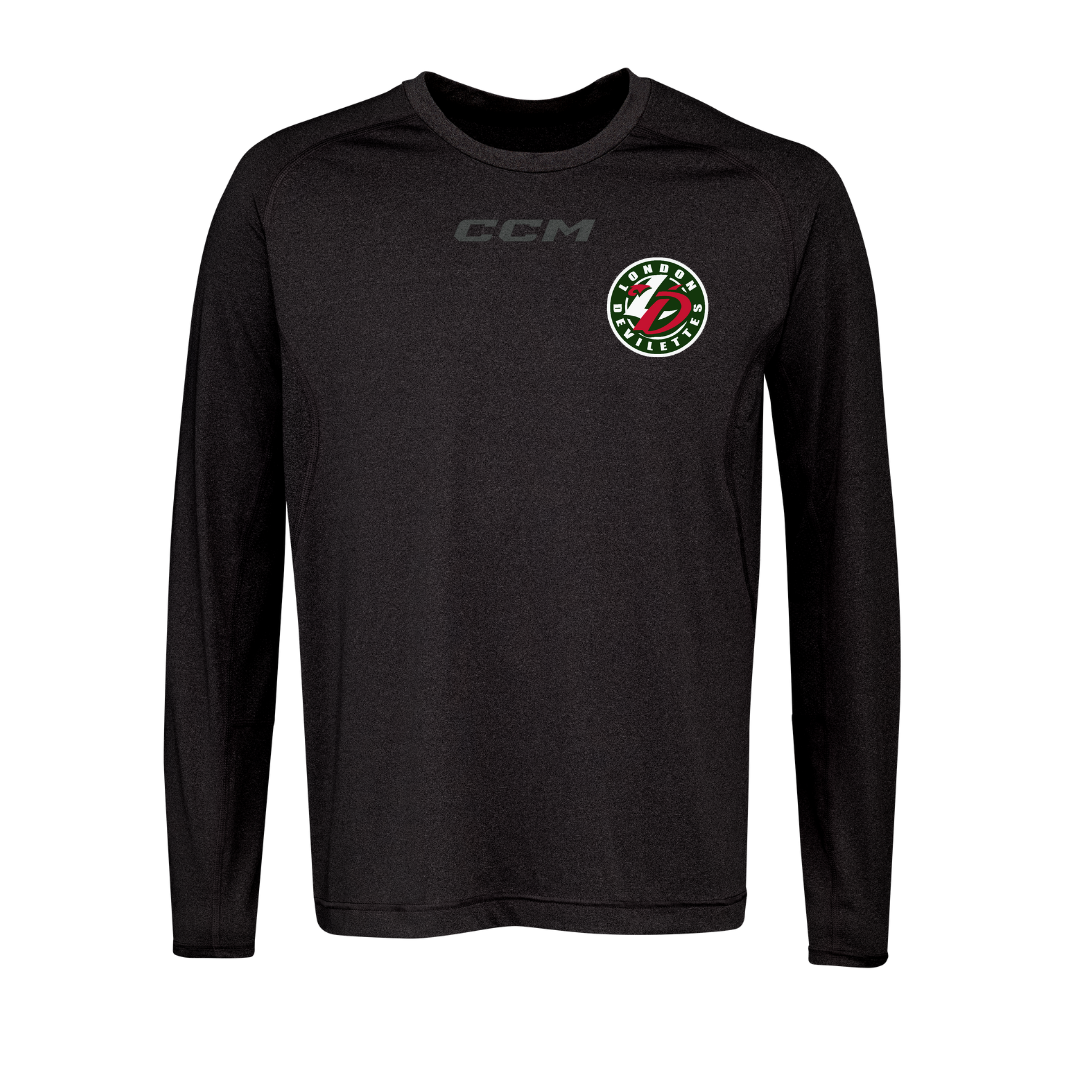 Premium Longsleeve Tee Black - Adult