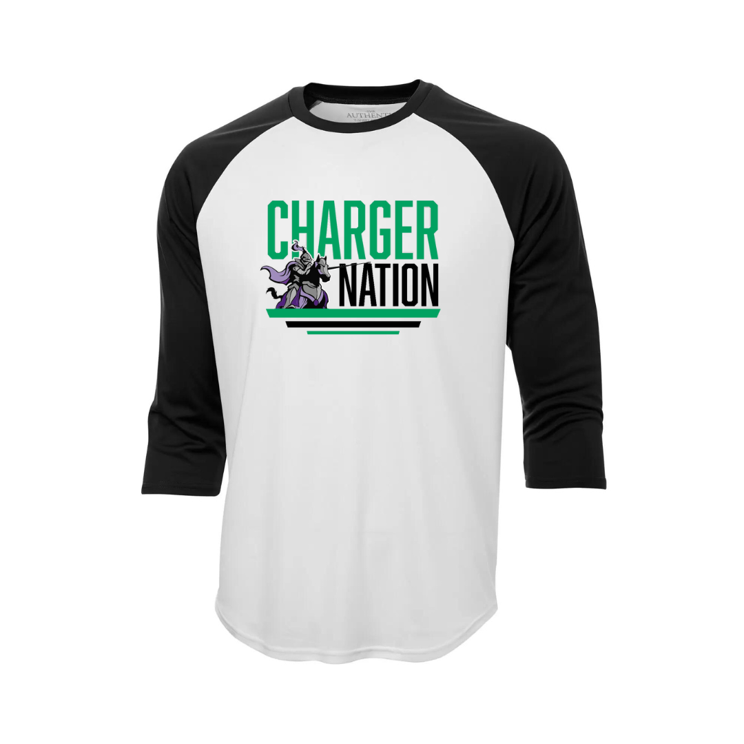 3/4 Sleeve Shirt - Charger Nation