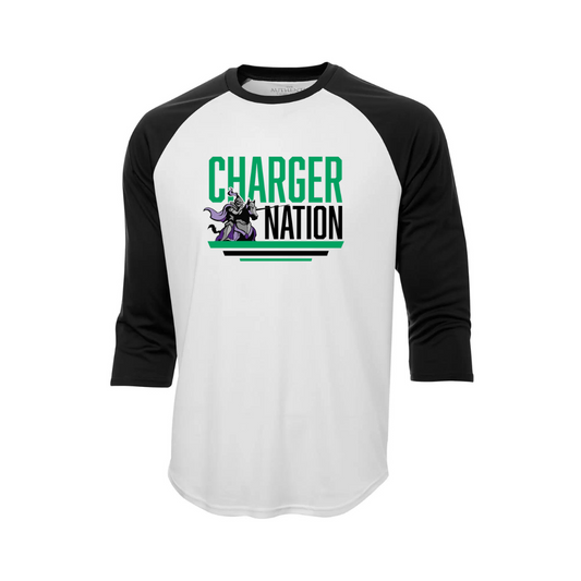 3/4 Sleeve Shirt - Charger Nation