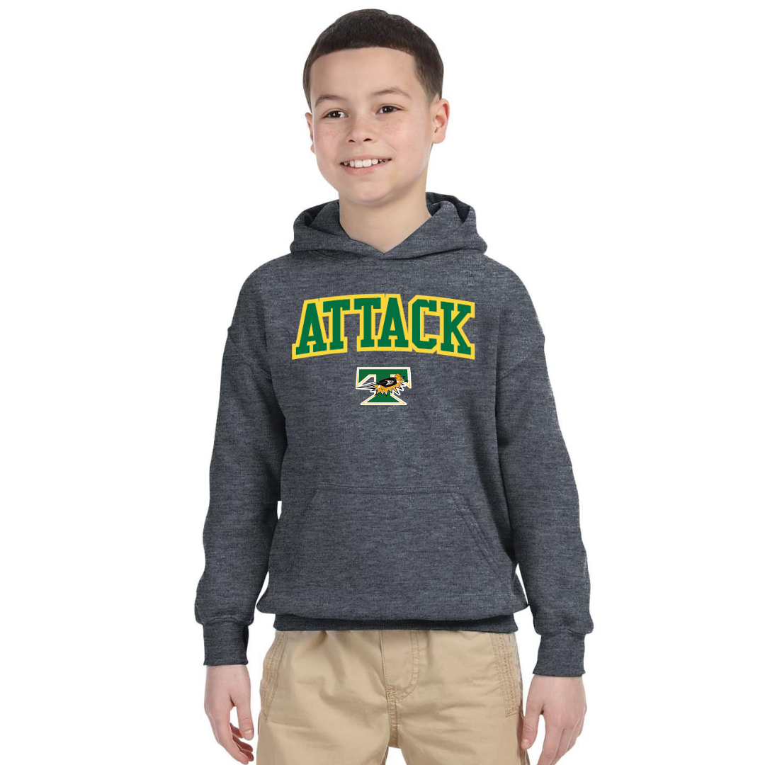 Cotton Fleece Hoodie - Applique - Youth