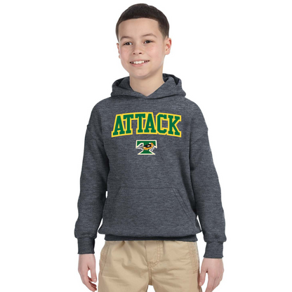 Cotton Fleece Hoodie - Applique - Youth