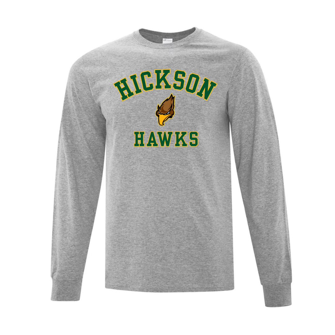 Cotton Long Sleeve - Hawks Logo - Youth