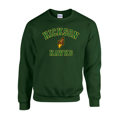 Cotton Crewneck - Hawks Logo