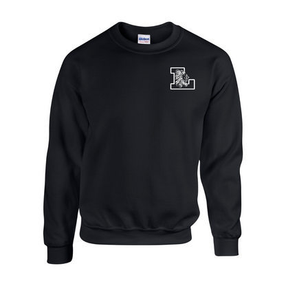 Fleece Crewneck - Chest Logo - Youth