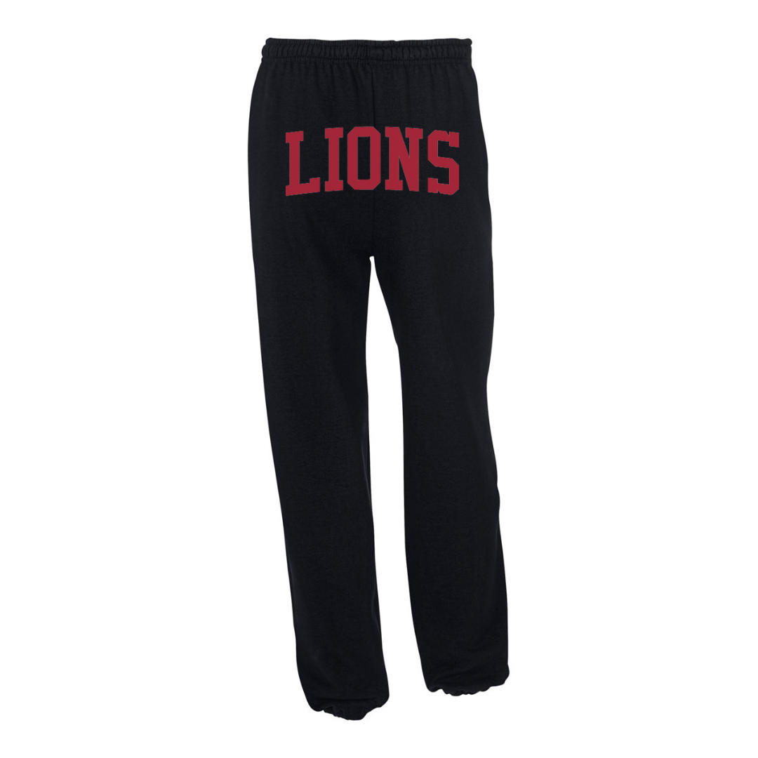 Fleece Jogger - Lions Text