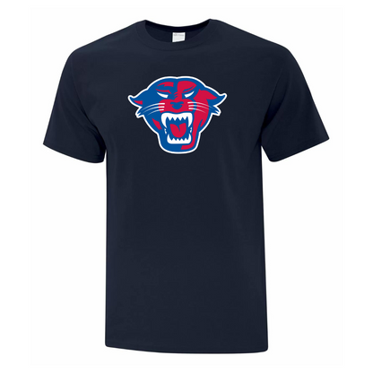 Cotton Short Sleeve Shirt - Panther Logo