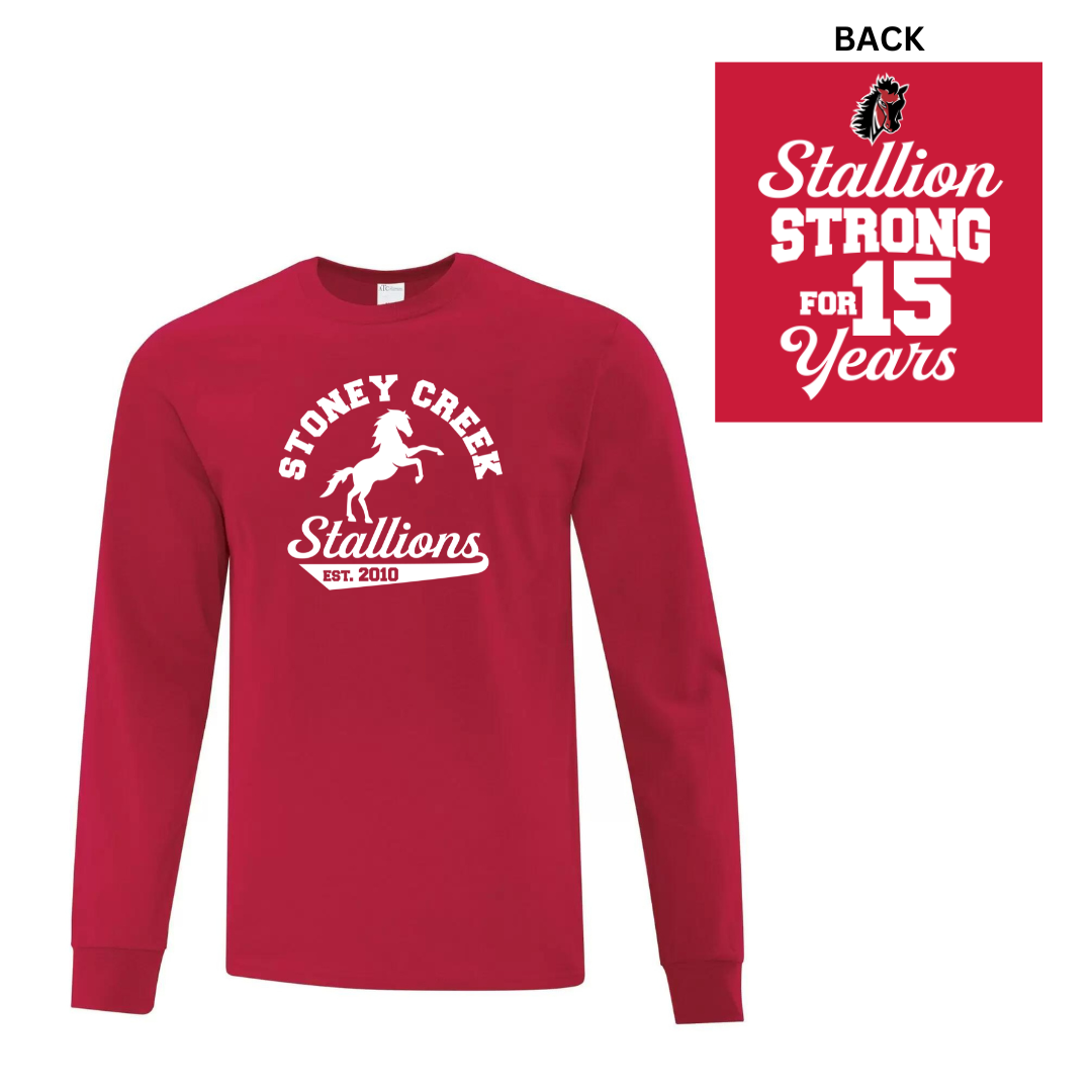 Cotton Longsleeve - Anniversary Logo - Youth