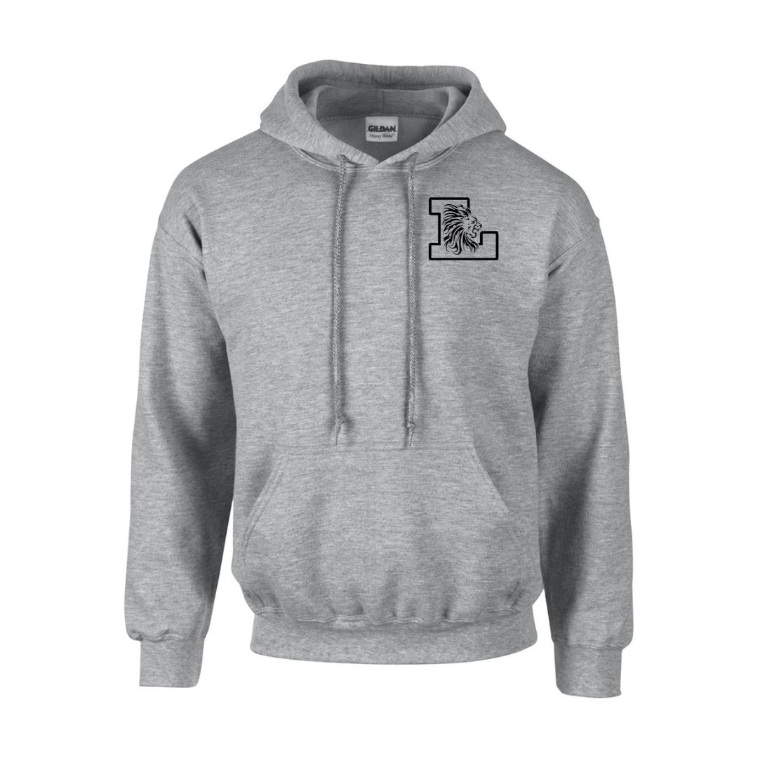 Fleece Hoodie - Chest Logo - Youth