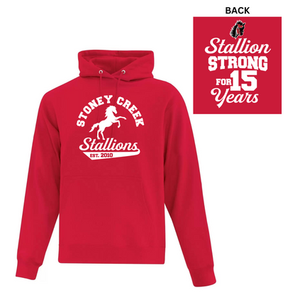 Fleece Hoodie - Anniversary Logo - Youth