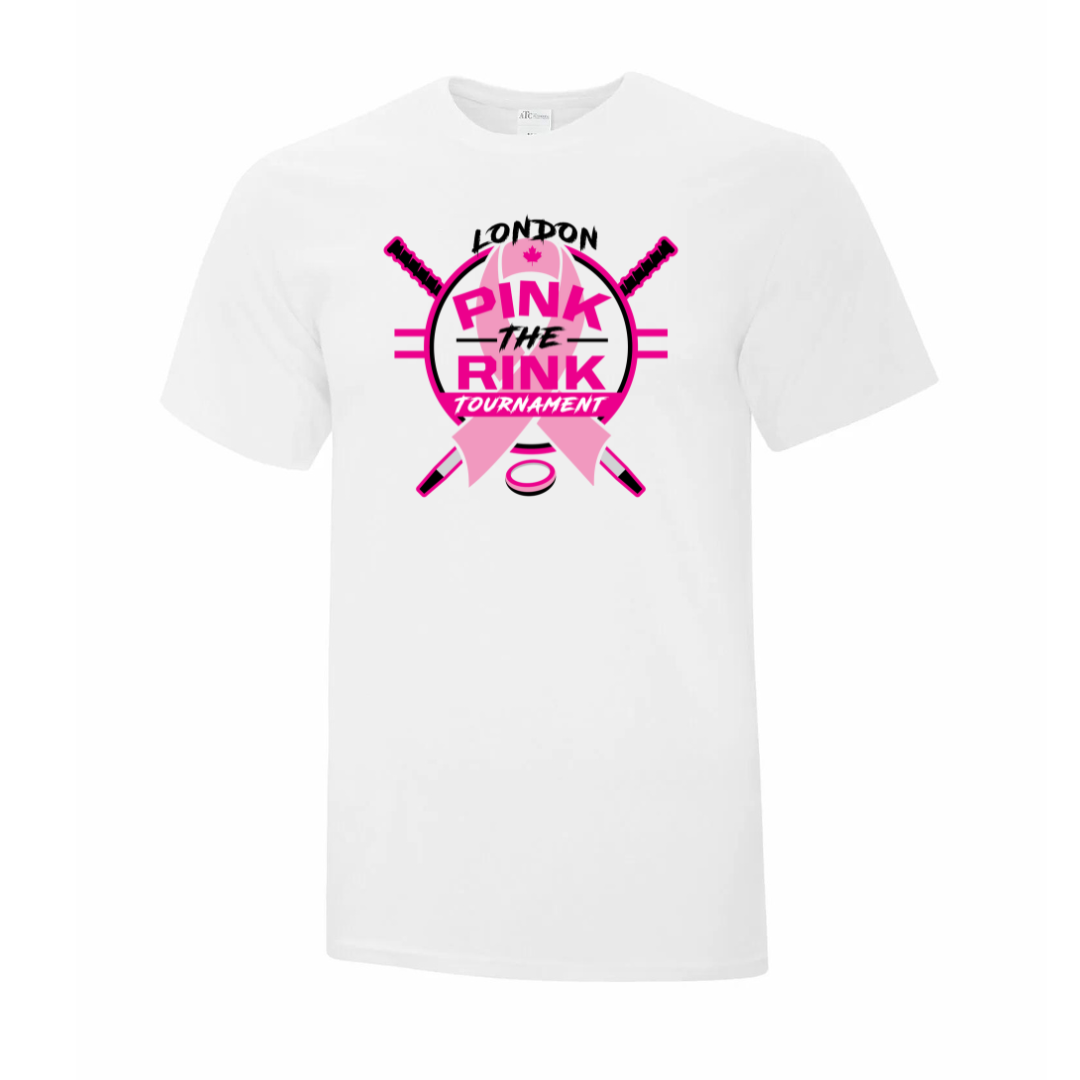 Ringette Pink The Rink Tee - Youth