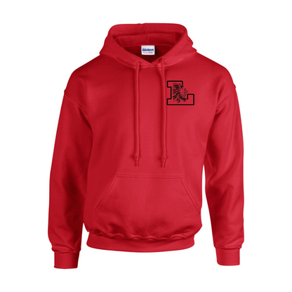 Fleece Hoodie - Chest Logo - Youth