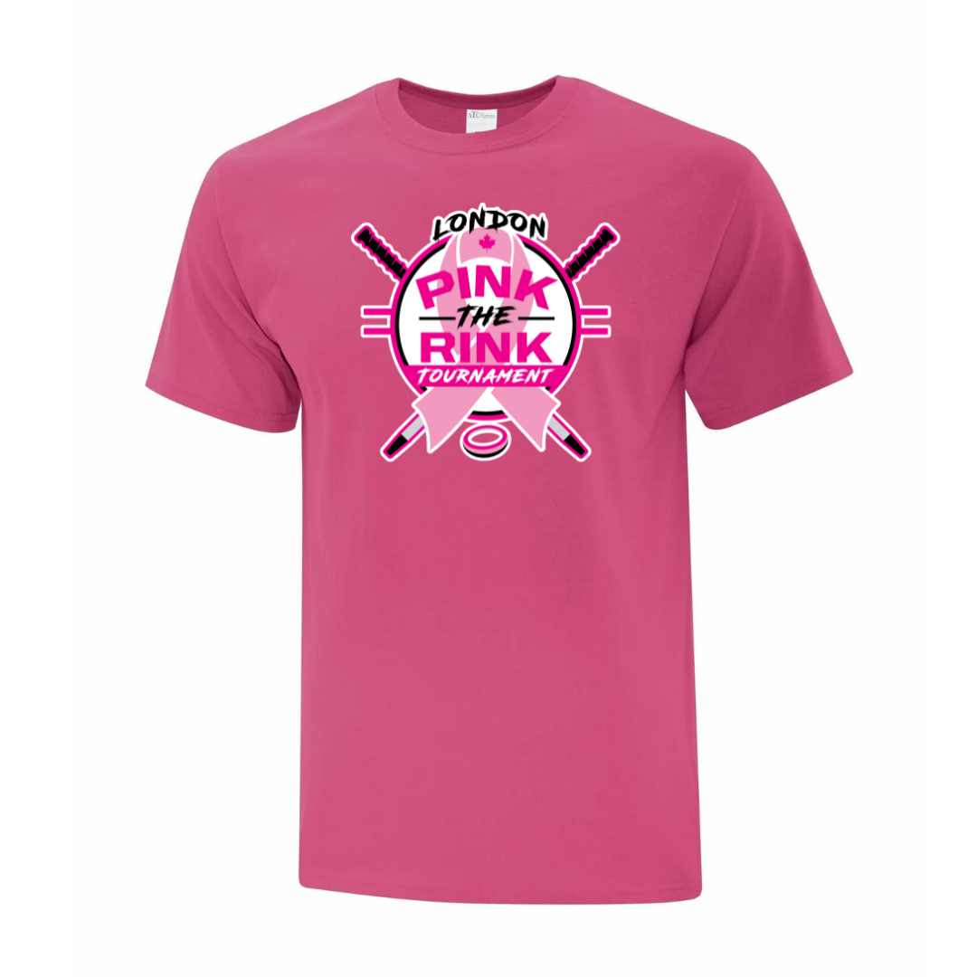 Ringette Pink The Rink Tee - Youth