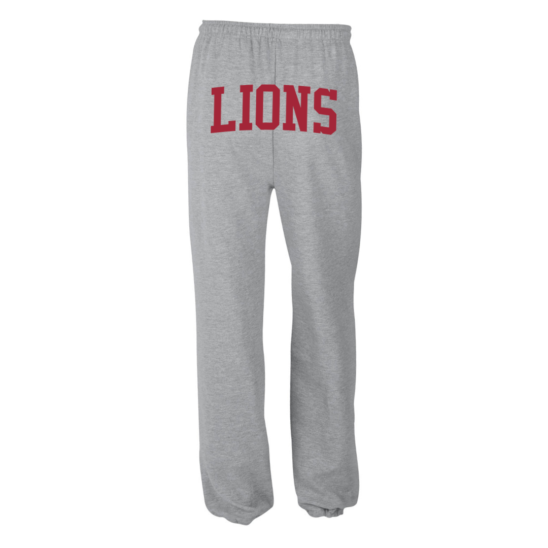 Fleece Jogger - Lions Text - Youth