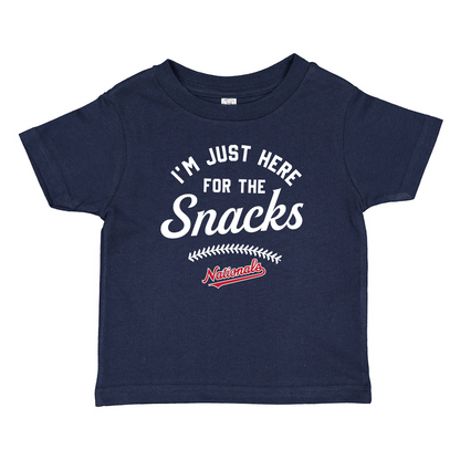 Toddler Tee - I'm Just Here for the Snacks