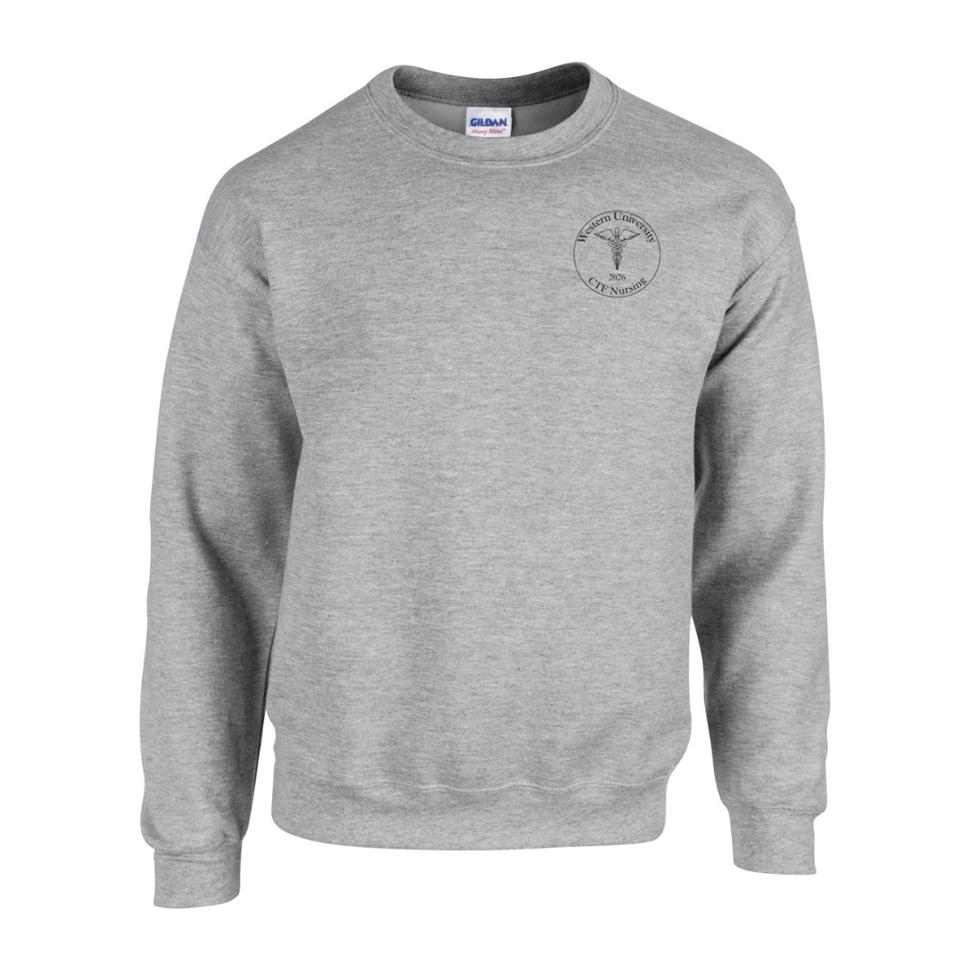 Cotton Crewneck - Left Chest Logo