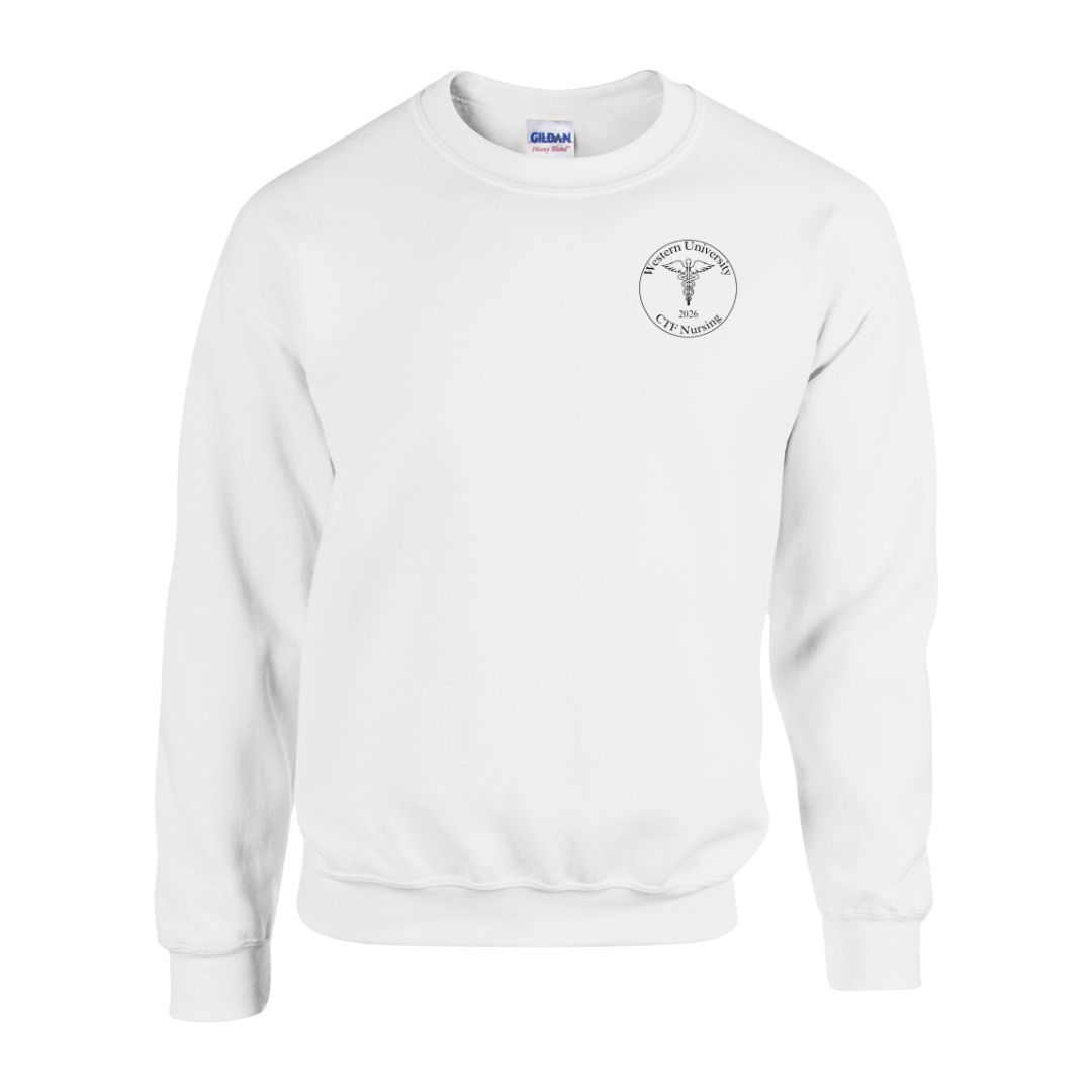 Cotton Crewneck - Left Chest Logo