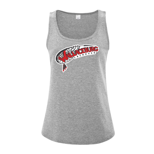 Cotton Blend Tank - Text Logo - Ladies