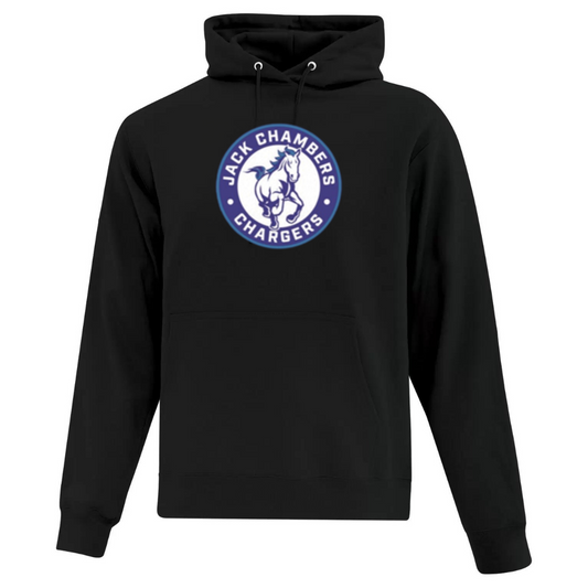 Cotton Fleece Hoodie - Circle Logo