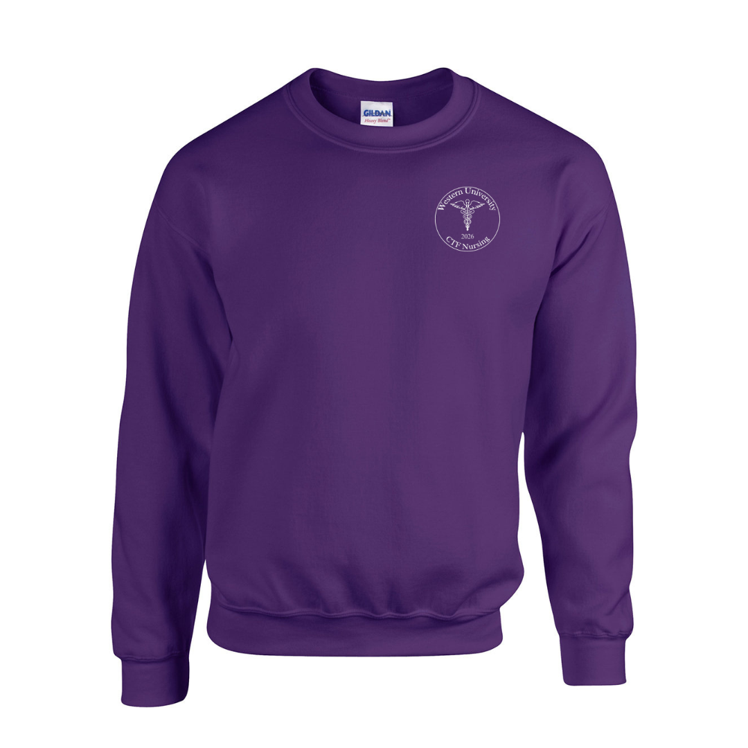 Cotton Crewneck - Left Chest Logo