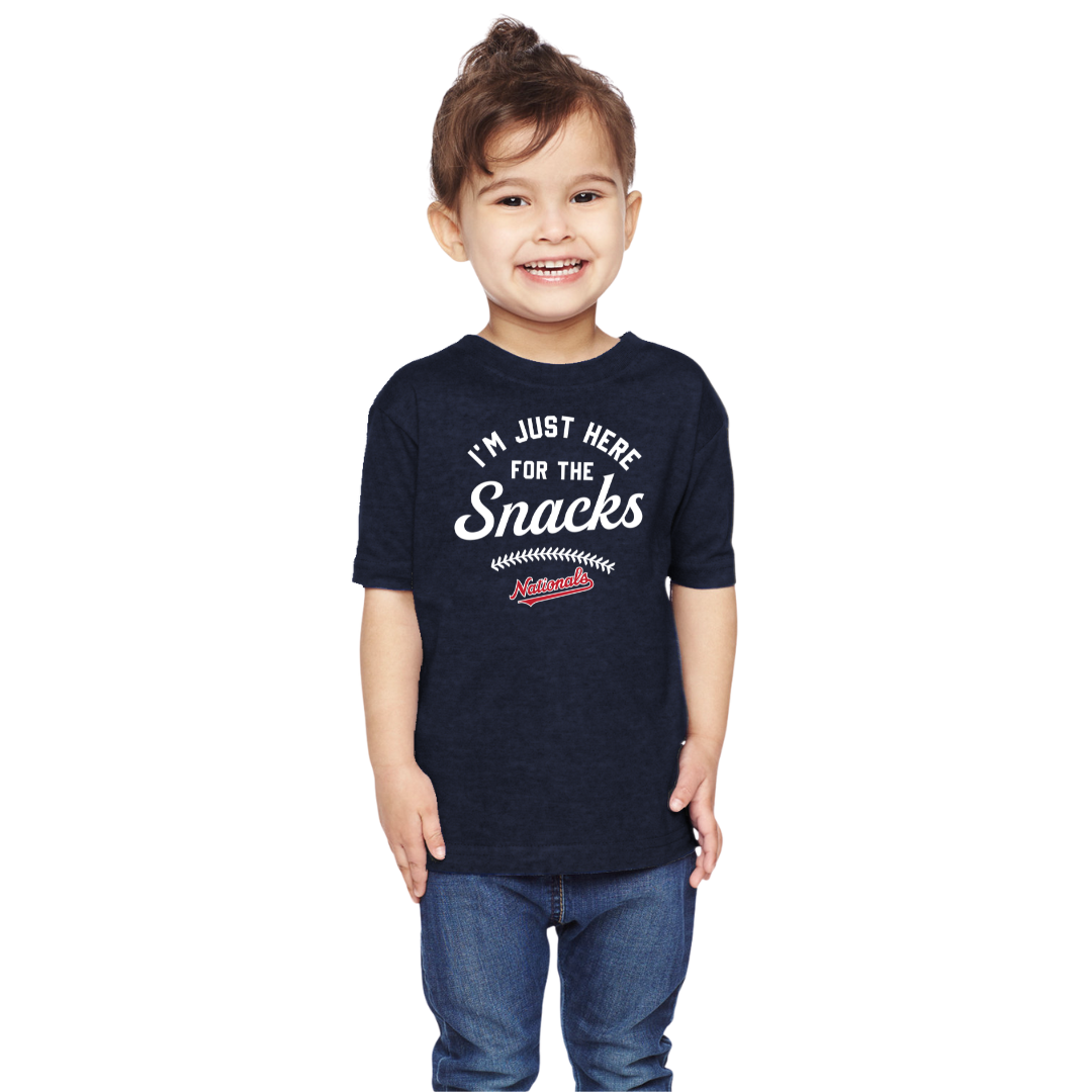 Toddler Tee - I'm Just Here for the Snacks