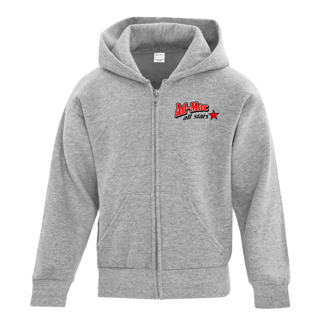 Cotton Fleece Full Zip - Youth