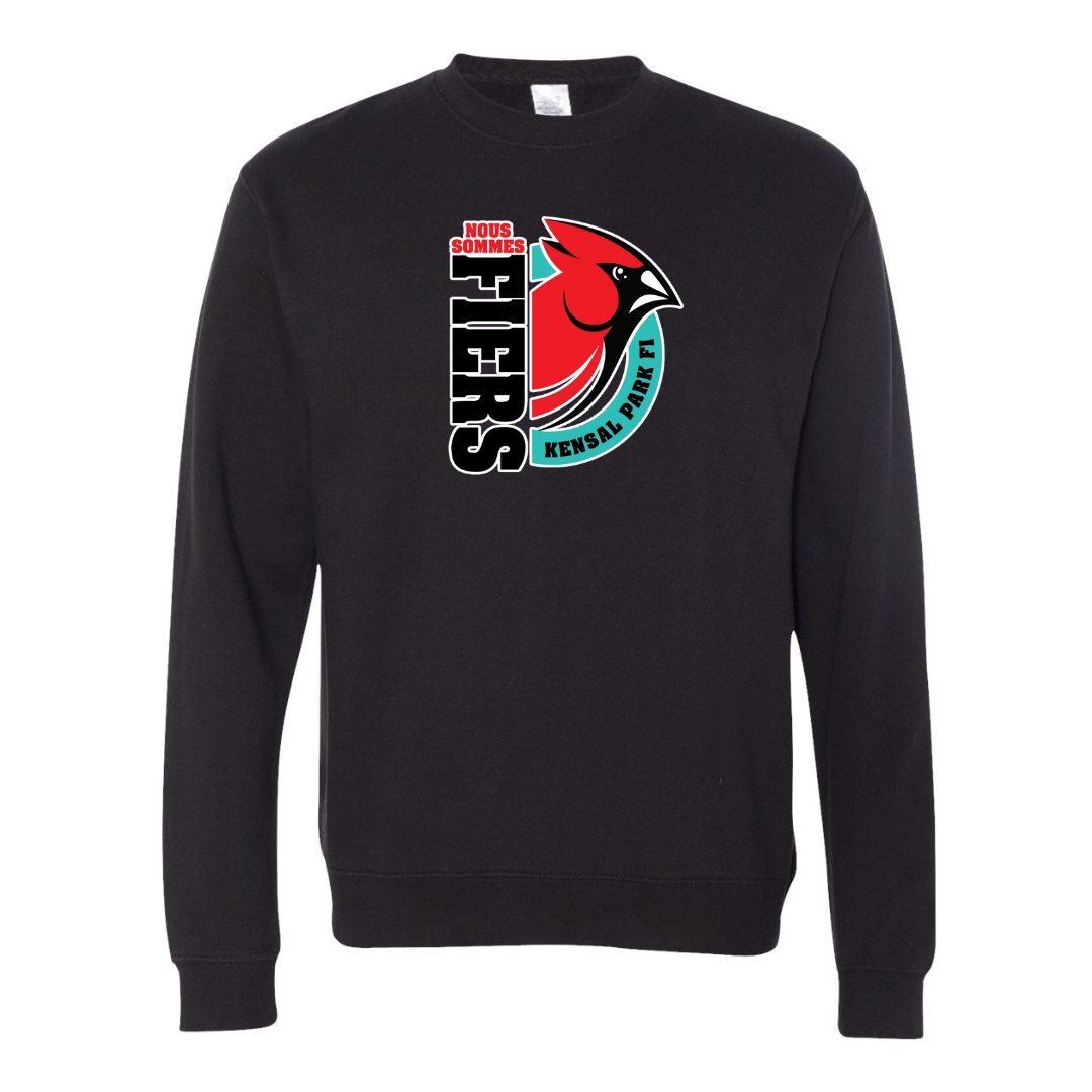 Cotton Fleece Crewneck - Fiers Logo