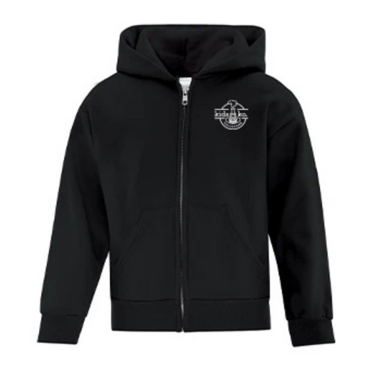 Cotton Fleece Full Zip Hoodie - Youth