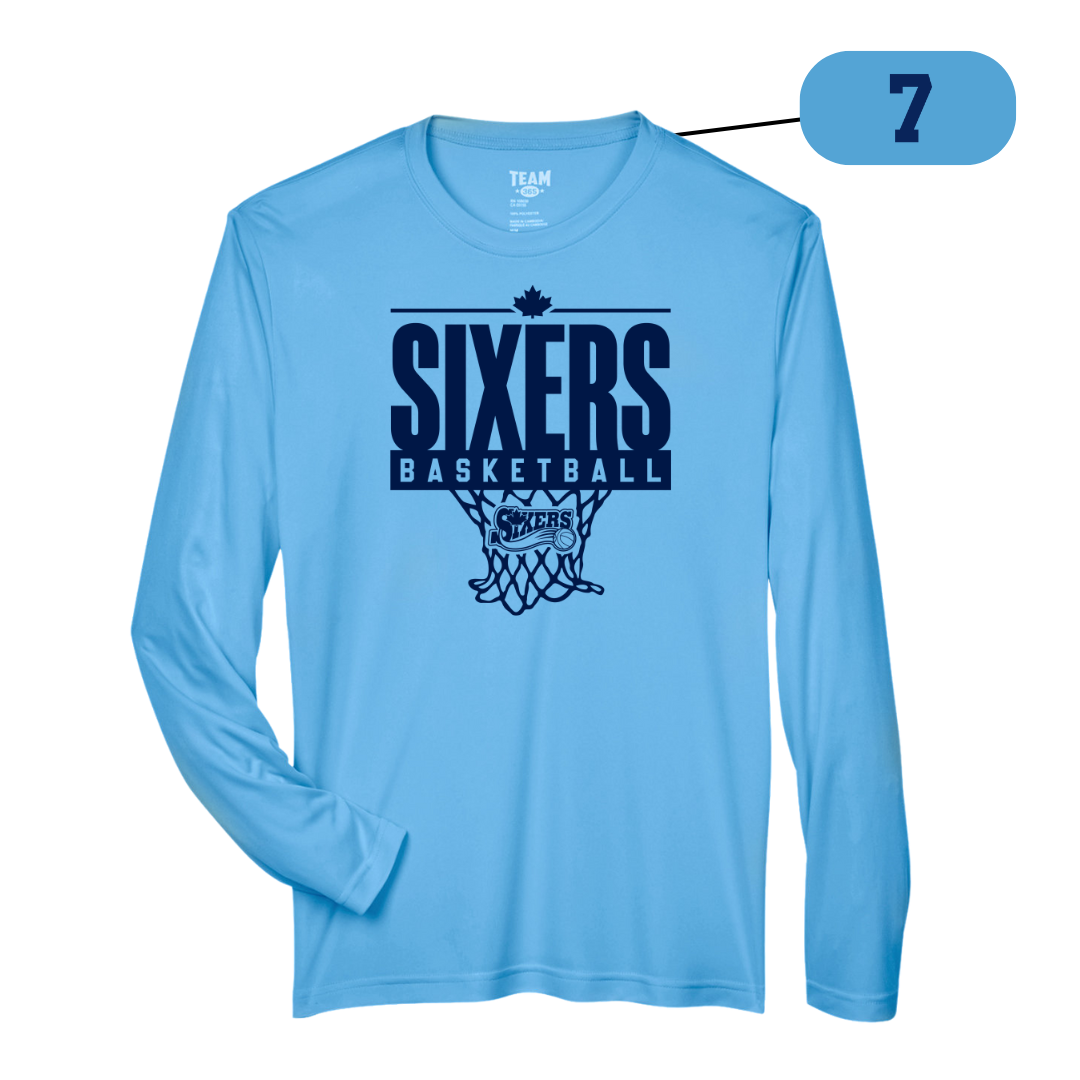 Sixers Longsleeve 2024 Warmup - Youth