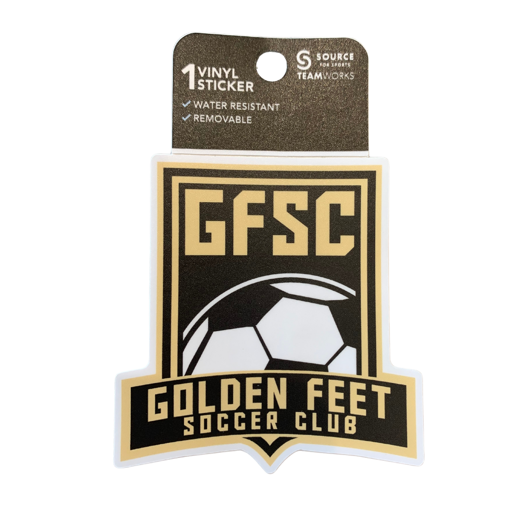 Golden Feet Sticker