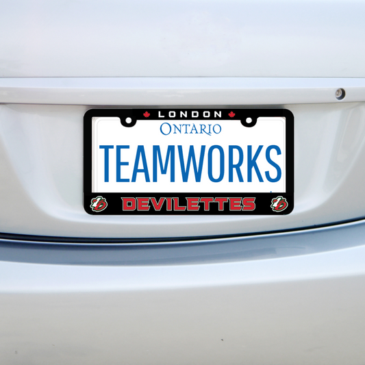 License Plate Frame - Devilettes