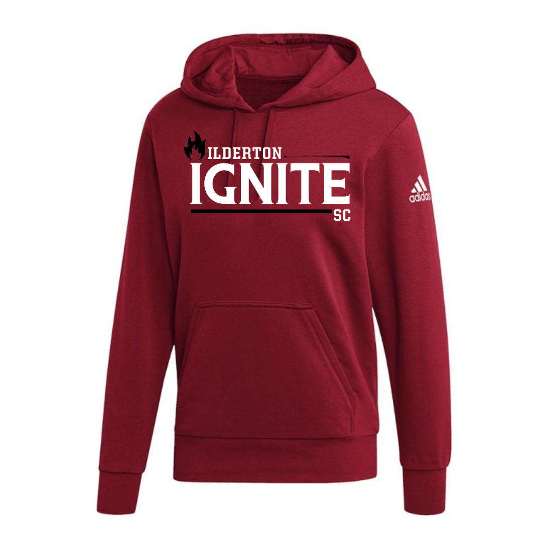 Cotton Fleece Hoodie - Text Logo - Youth