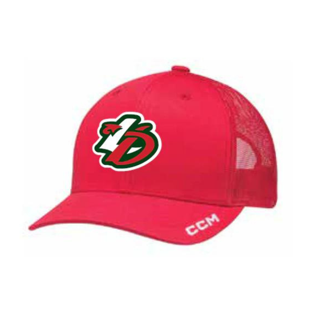 Adjustable Meshback Cap - Red