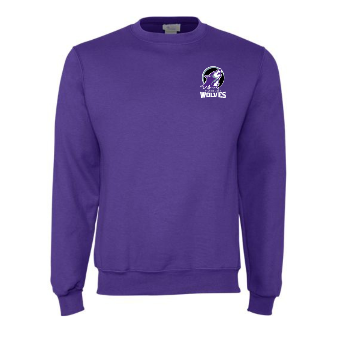 Cotton Fleece Crewneck - Left Chest