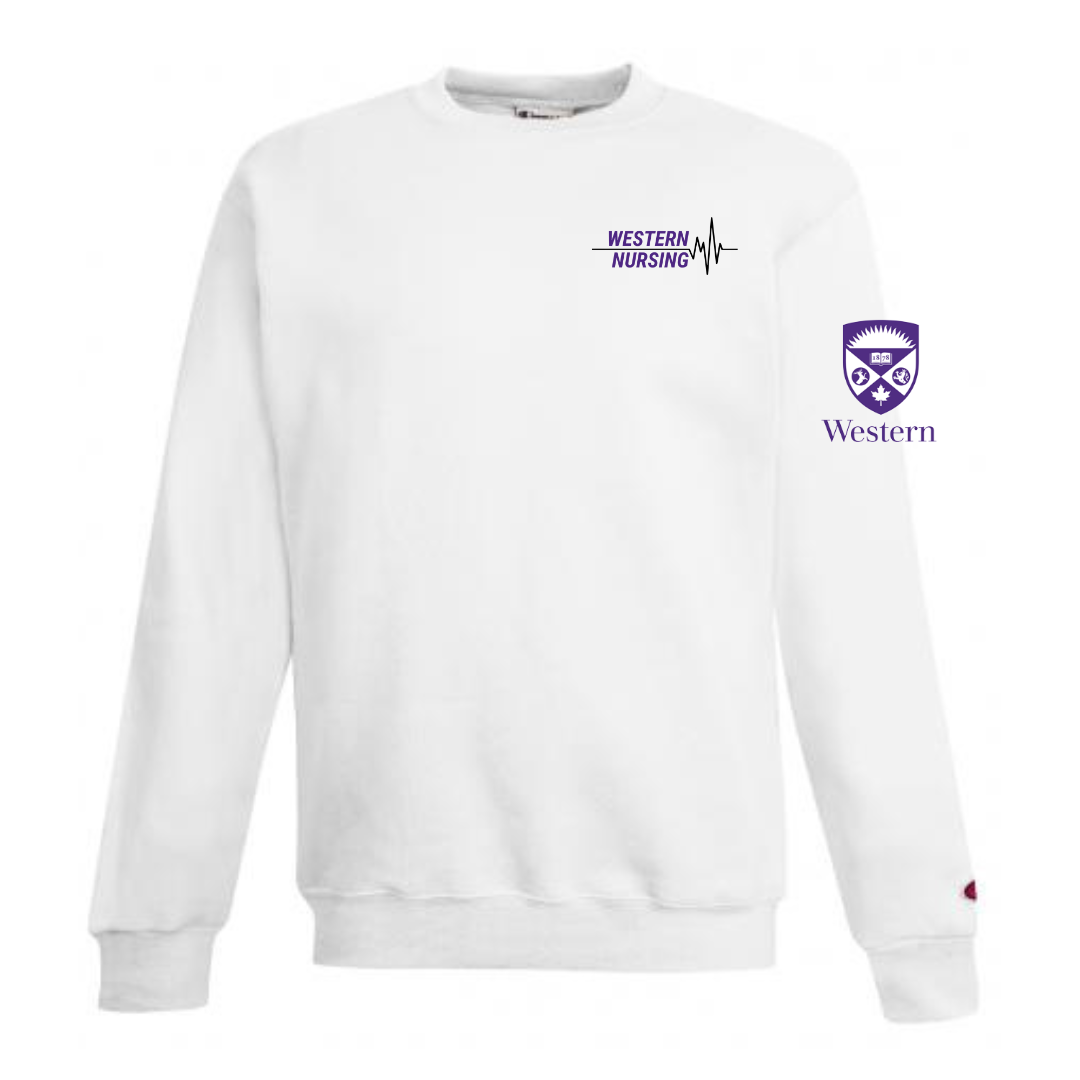 Cotton Fleece Crewneck - Left Chest Logo