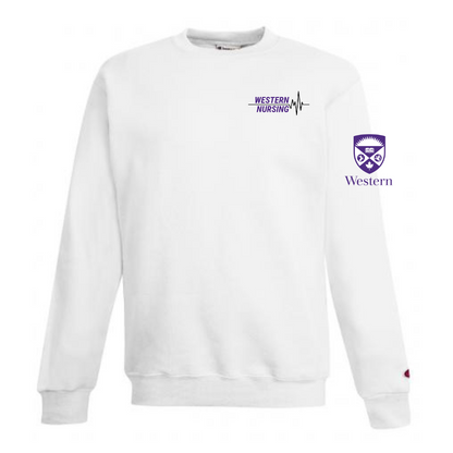 Cotton Fleece Crewneck - Left Chest Logo