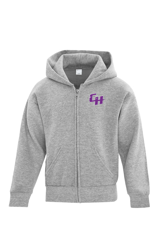 Cotton Fleece Full Zip - Youth