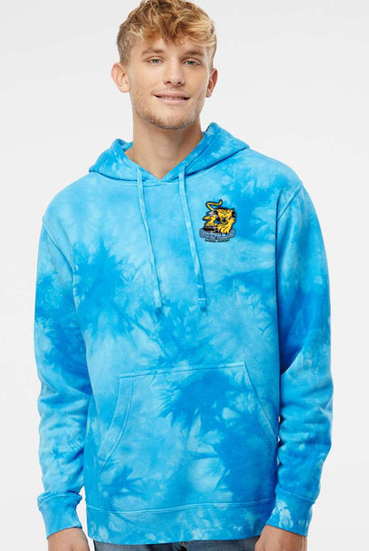 Midweight Tie-Dyed Hooded Sweatshirt