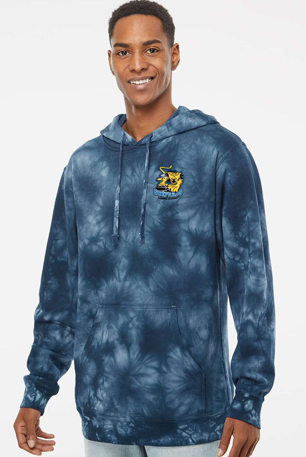 Midweight Tie-Dyed Hooded Sweatshirt